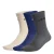ADIDAS SPORTSWEAR Sportsokken ‘Linear Crew Cushioned 6 Pair Pack’  navy / donkergrijs / wit