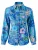 Introvertie VIENNA Blouse ‘JUNE Silk Blouse Azure’  azuur