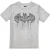 Batman Jongens Logo Graffiti T-Shirt (Heide Grijs)