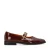 Manfield lakleren loafers bordeaux