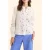ICode Off-white Blouse Embroidered With Flowers Multico