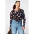 MS Mode top met stippen Plus Size – bruin