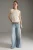 TRENDYOLMİLLA Dames Ecru Effen Kort Getailleerd Blouses