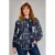 STUDIO blouse Plus Size met print – donkerblauw