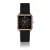Lederen horloge voor vrouwen Amelia Parker Night Plaza Black