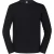 Fruit of the Loom Heren Iconic 195 Premium Ringspun Cotton T-shirt met lange mouwen (Zwart)