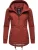 Ragwear Functionele jas ‘Danka’  karmijnrood