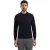 No Excess Pullover polo zip black