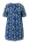 Ulla Popken Blouse  blauw / pastelblauw / lichtgroen / violetblauw