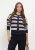 Ruby Tuesday Vest Dames Vivett Stripe Striped Cardigan,