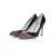 Sergio Rossi pumps in het zwart met studs.