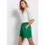 Street One Dames Korte broek met borduursel in Groen