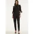 TQ-Amsterdam travelstof regular jumpsuit zwart
