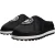 Dolce & Gabbana Zwarte Nylon Gequiltte Logo Patcher Sandalen Slides Schoenen