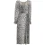 Reformation Alessi crêpe midi-jurk in viscose met dierenprint