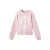 Mango Kids sweater met print – lichtroze