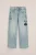 Bad Boys – Jongens bootcut jeans met patches – Loose fit – Lichtblauw – Katoen –