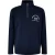Gant Heren Fleece Sweatshirt met Kwart Ritssluiting (Avondblauw)