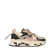 DWRS Saturnus teddy chunky leren sneakers beige/zwart