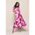 Hannah Print Rok Licht Berry / Offwhite