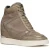 Geox D Maurica Leren Damestrainers Donker Taupe