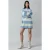 Gestreepte Mini-jurk met Ronde Hals