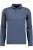 RAGMAN Softknit Poloshirt lange mouw blauw, Effen