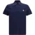 Moose Knuckles Blauwe Katoenen Poloshirt