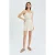 Belted Hoge Taille Wrap Front Shorts met Splitdetail