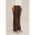 We Fashion Trouser Dark Brown