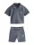 smALLSAINTS Set  neonblauw / zwart
