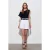 A-symmetrische Mouwloze Crepe Blouse