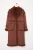 TRENDYOLMİLLA Dames Bruin Effen Oversized Jassen