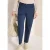 Cecil Dames Mid Waist broek met wijde pijpen in casual pasvorm in Blauw