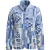 Craghoppers Dames/Dames Dante Patterned Full Zip Fleecejack (Vinca Blauw)