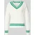 Christian Berg Woman Gebreide pullover met V-hals