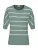 MADELEINE Trui  turquoise / wit
