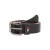 Tommy Jeans leren riem TJM Otis zwart