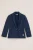 WE Fashion – Meisjes blazer met streep – Regular fit – Donkerblauw –