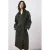 Mango trenchcoat donkerbruin
