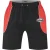 DFND London Sportieve herenshort met contrasterende details (Rood)