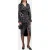 The Kooples Draped Sequin Skirt Silver