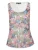 KOROSHI Top  blauw / donkergroen / rood / wit