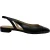 Stuart Weitzman Sleek Slingback Ballerina’s in Zwart Leer