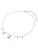 Lulu & Jane Ketting  blauw / rose-goud