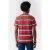 GANT Multistripe Ss Tshirt Rose Red