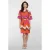 Geisha blousejurk oranje