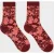 Paul Smith Women Sock Rave Floral Burgundy/ Borde