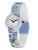 Hip Hop Analoog horloge ‘California Vibes’  lichtblauw / wit