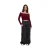 Urban Classics Dames/Dames Glitter Off Shoulder Top met Lange Mouwen (Bourgondië)